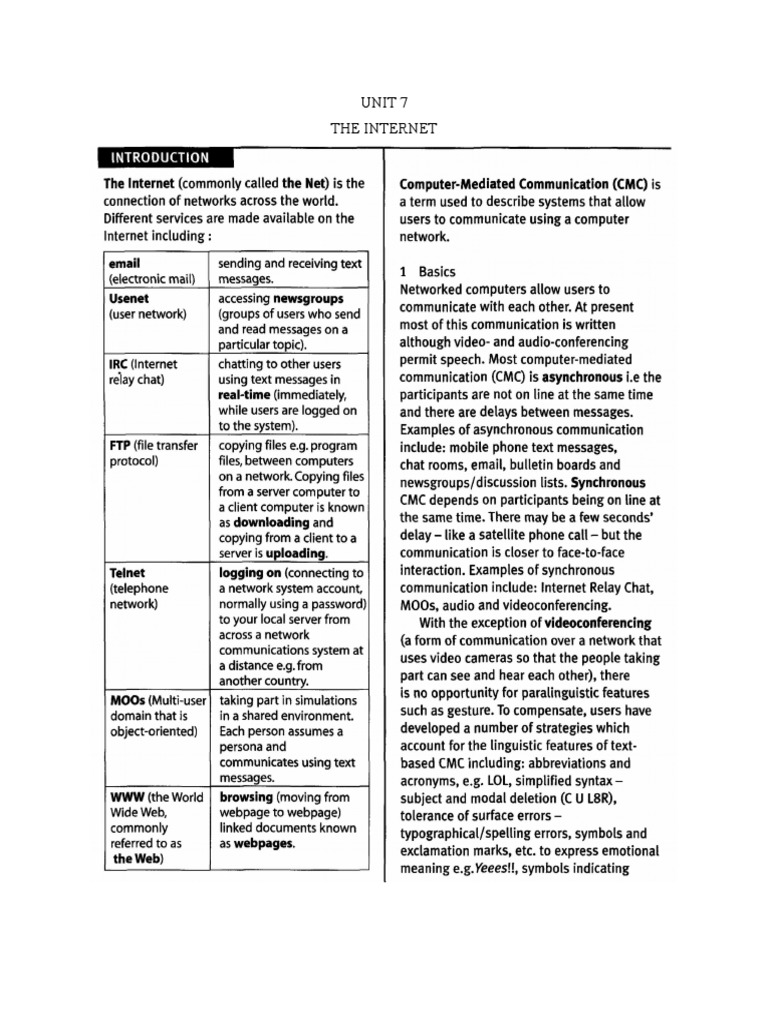 Internet Overview and Key Concepts | PDF