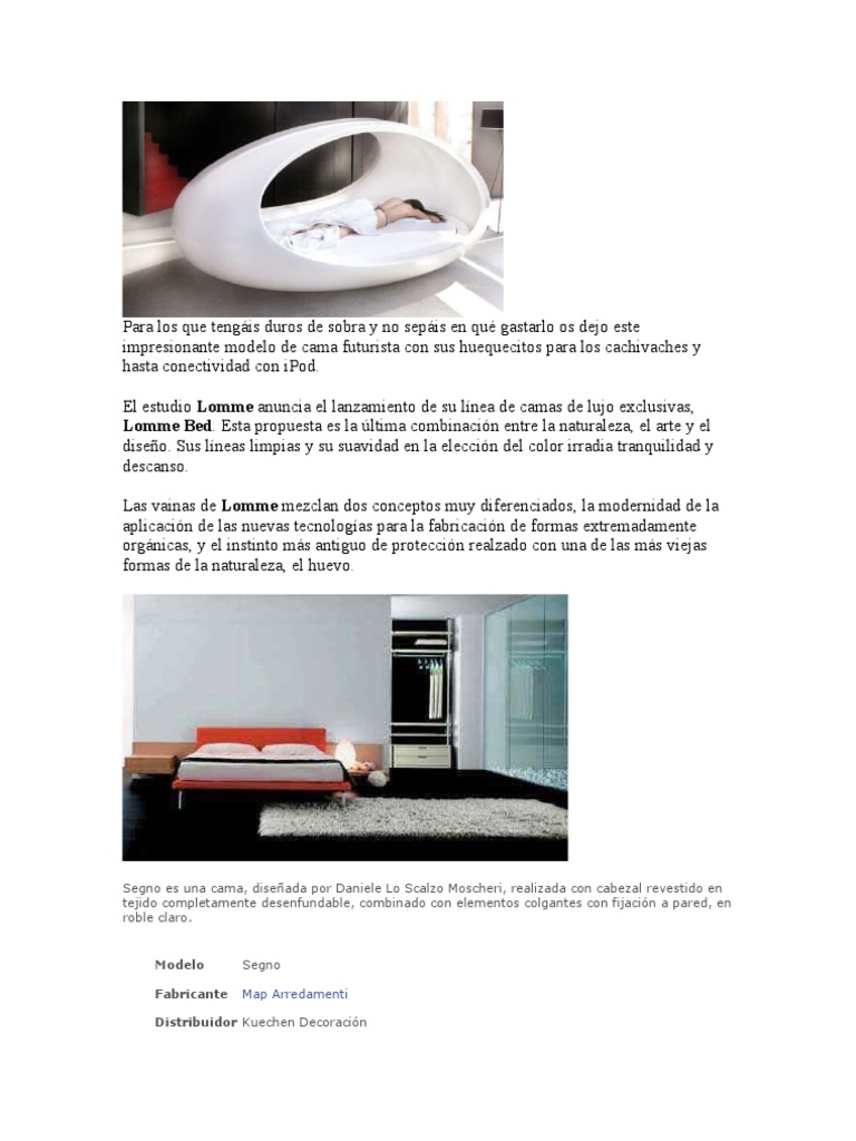 CAMAS, DISEÑO DEL MUEBLE II | Dormitorio | Madera