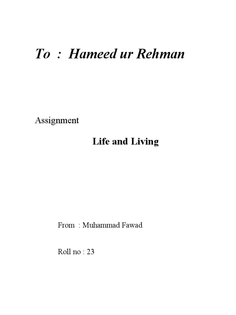 Life Living | PDF