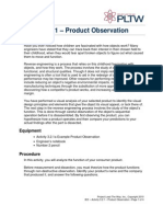 Activity 3.2.1 Product Observation