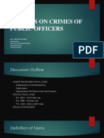 Day 4 - Crimes of Public Officer