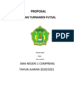 Proposal kegiatan Turnamen Futsal