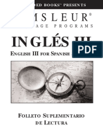 Inglés Nivel 3 - Folleto Suplementario de Lectura