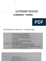 Poetic/Literary Devices: Flamingo - Poems