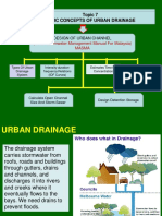 Topic 7 Basic Concepts of Urban Drainage: (Urban Stormwater Management Manual For Malaysia) Masma