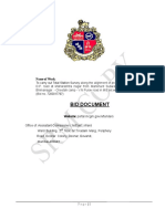 Bid Document: Name of Work: To Carry Out Total Station Survey