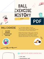 Ball Exercise History: Group-1