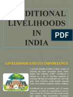 Traditional Livelihoods in India