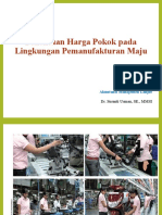 Penentuan Harga Pokok Pada Lingkungan Pemanufakturan Maju