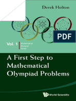 (Mathematical Olympiad Series 1) Holton, Derek Allan - A First Step to Mathematical Olympiad Problems-World Scientific (2010)