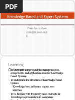 Lecture 5 - Knowledge and Expert Systems