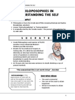 1 - Philoposophies in Understanding The Self