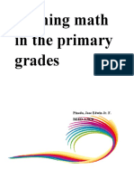 Teaching primary math online