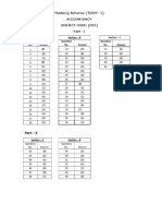 Accountancy Marking Scheme Term 1