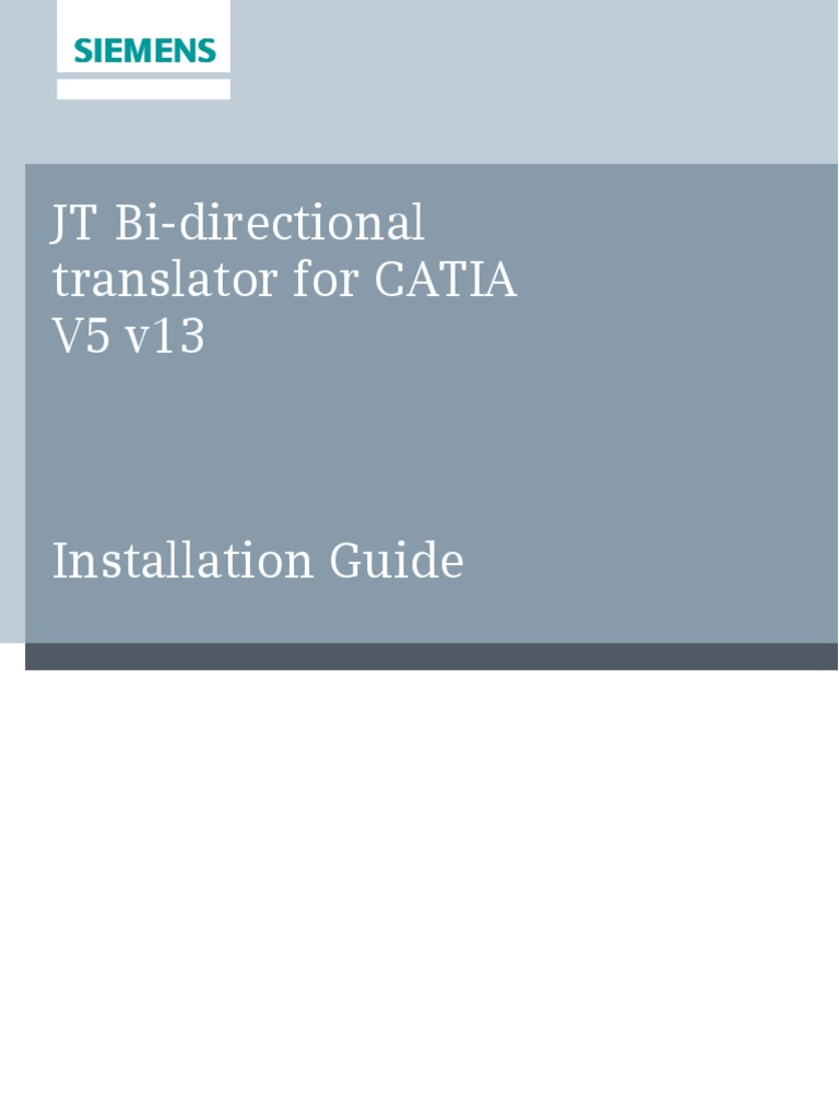 Translator Installation For Catia V5
