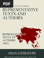 Representative Texts and Authors