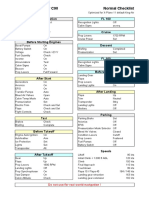 C90 Normal Checklist