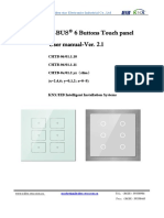 K-Bus 6 Buttons Touch Panel User Manual-Ver. 2.1