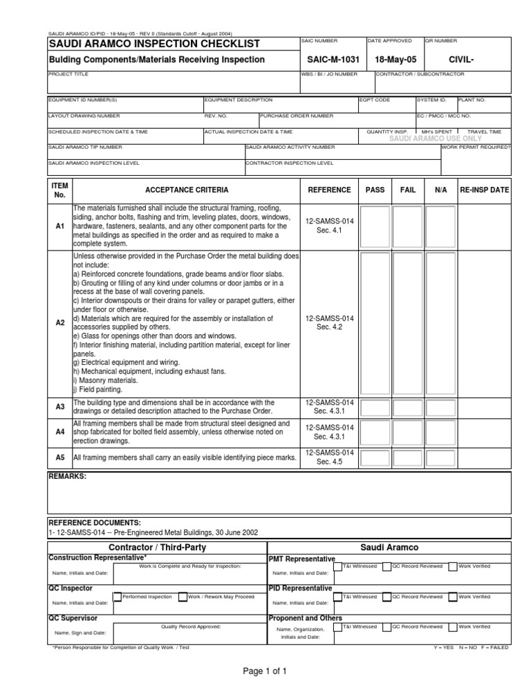 CFS Dome Framing Inspection Guide | PDF | Door | Framing (Construction)