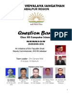 Question Bank: Kendriya Vidyalaya Sangathan