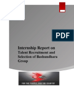 Internship Report On Talent Recruitment and Selection of Bashundhara Group