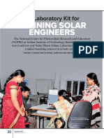 Training Solar Engineers: PV Laboratory Kit For
