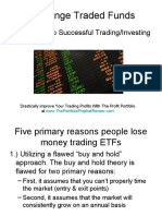 The Keys To Profitably Trading Exchange Traded Funds