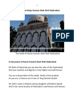 A Brief Biography of Hazrat Khaja Hussian Shah Wali Hyderabad