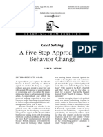 LATHAM - A Five-Step Approach To Behavior Change-1