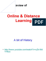 A Brief Review of Distance Learning