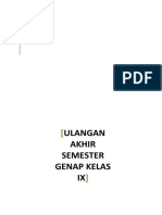 Soal Uas Kelas Ix Genap