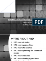 Myths and Realities of HRD