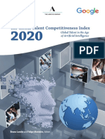Global Talent Competitiveness Index GTCI 2020 Report