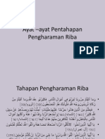 10 Ayat - Ayat Pentahapan Pengharaman Riba