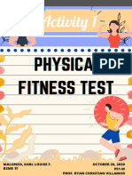 Activity 1 - : Physical Fitness Test