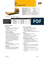 Cat G3516H: 50 HZ Continuous Gas Generator Sets