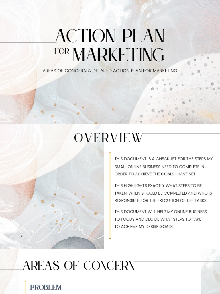 Marketing Action Plan for Online Growth | PDF | Popular Culture & Media ...