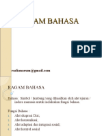 Ragam Bahasa