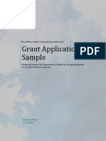Beccawrites Grant Application Sample 23062021