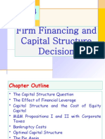 Chapters 4 and 5 Capital Structure Decision and Dividends & Dividend
