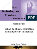 Teladan Kehidupan Paulus