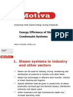 Energy Efficiency of Steam and Condensate Systems: Analyzing Most Typical Energy Saving Measures