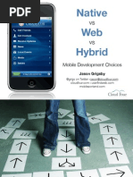 Native Web Hybrid: Vs Vs