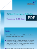 Office Safety Ergonomics Handout