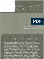 Kel 9 JENIS-JENIS PENGANGGURAN DAN PASAR TENANGA KERJA