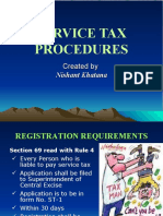 52 Service Tax Procedure