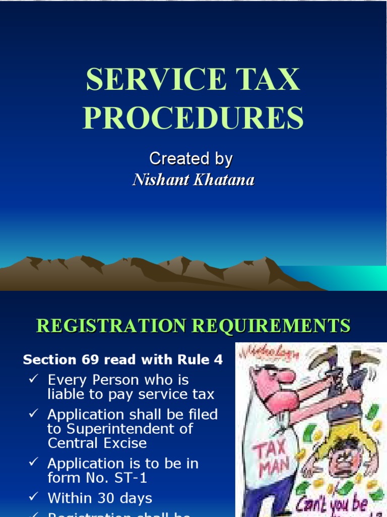 52 Service Tax Procedure | PDF