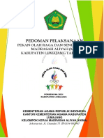 Pedoman Pelaksanaan Porseni Ma Tingkat Kabupaten 2021