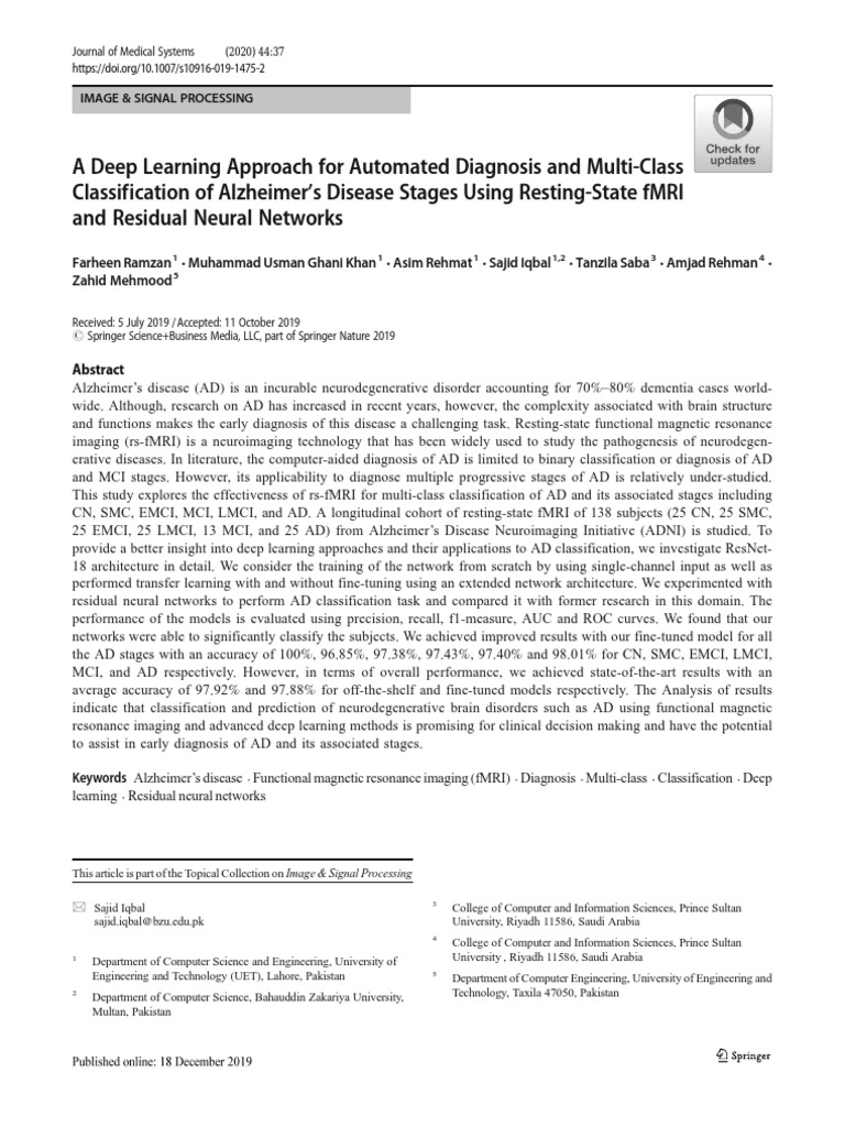 A Deep Learning Approach For Automated Diagnosis and Multi-Class ...