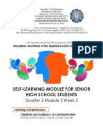 Self-Learning Module For Senior High School Students